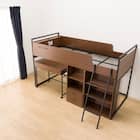 システムベッドデスク(デニッシュ25N デスクライト付きMBR/BK) 23枚目画像