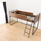 システムベッドデスク(デニッシュ25N デスクライト付きMBR/BK) 25枚目画像