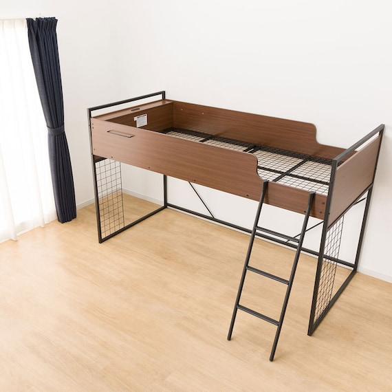 システムベッドデスク(デニッシュ25N デスクライト付きMBR/BK) 25枚目画像