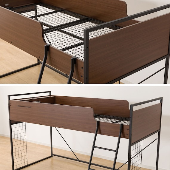 システムベッドデスク(デニッシュ25N デスクライト付きMBR/BK) 30枚目画像