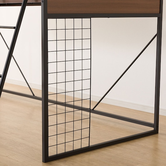 システムベッドデスク(デニッシュ25N デスクライト付きMBR/BK) 32枚目画像