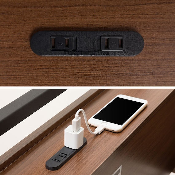 システムベッドデスク(デニッシュ25N デスクライト付きMBR/BK) 34枚目画像