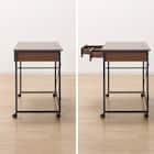 システムベッドデスク(デニッシュ25N デスクライト付きMBR/BK) 39枚目画像