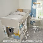 システムベッドデスク(デニッシュ25N デスクライト付きMBR/BK) 47枚目画像