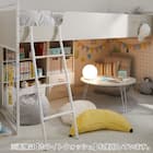 システムベッドデスク(デニッシュ25N デスクライト付きMBR/BK) 48枚目画像