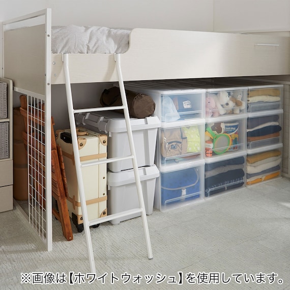 システムベッドデスク(デニッシュ25N デスクライト付きMBR/BK) 51枚目画像