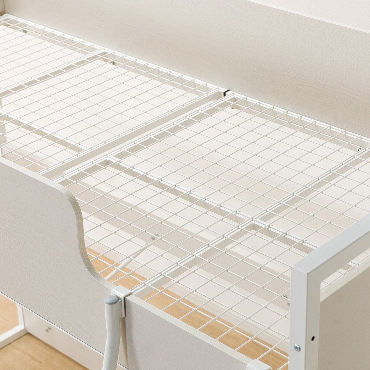 ロフトベッドマットレスセット＋デスクライト付き(デニッシュ25N RJ04X