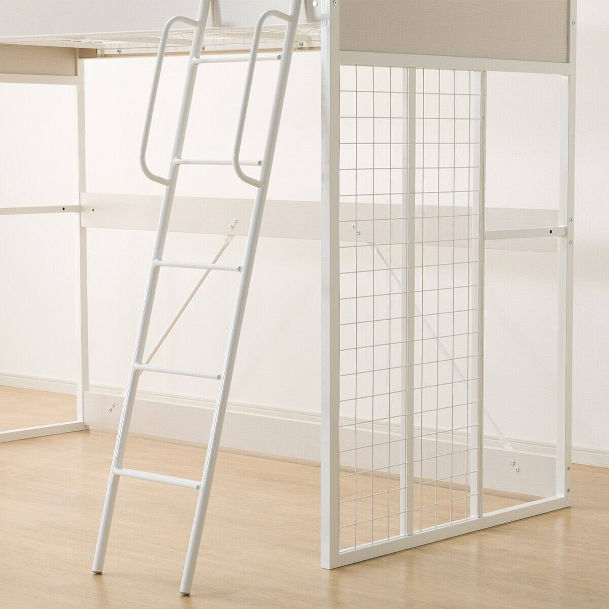 ロフトベッド(デニッシュ25N デスクライト付きWW/WH) | ニトリネット