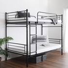 連結できる二段パイプベッド (BK) 3枚目画像