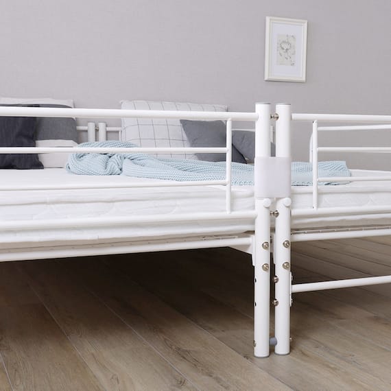連結できる二段パイプベッド (WH) 10枚目画像