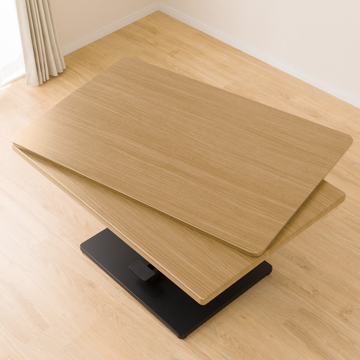 昇降式布団レスこたつ ニトリ　ライトブラウン 昇降式布団レスヒーターこたつ(DP03 120 GY) | ニトリネット