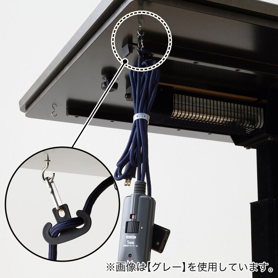 昇降式布団レスヒーターこたつ(DP03 120 LBR2) 14枚目画像