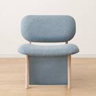 傷・汚れに強いファブリック 1人用こたつチェア(リラックスワイド2 Nシールド WW/TBL) 4枚目画像