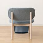 傷・汚れに強いファブリック 1人用こたつチェア(リラックスワイド2 Nシールド WW/TBL) 6枚目画像