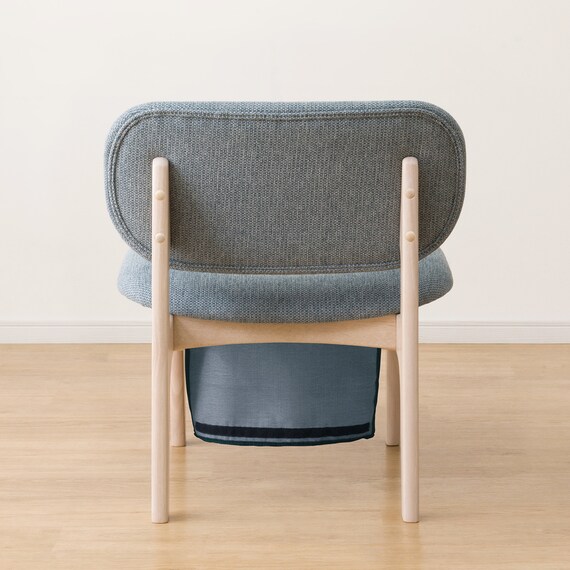 傷・汚れに強いファブリック 1人用こたつチェア(リラックスワイド2 Nシールド WW/TBL) 6枚目画像