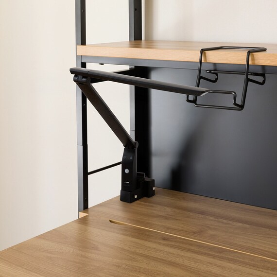 シェルフデスク追加シェルフセット(JH01 LBR） 15枚目画像