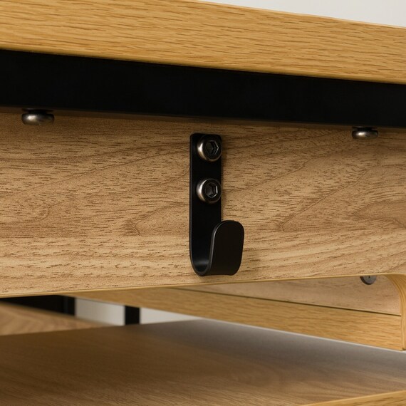 シェルフデスク追加シェルフセット(JH01 LBR） 16枚目画像