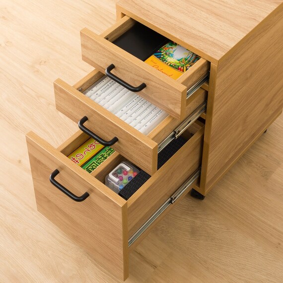 シェルフデスク追加シェルフセット(JH01 LBR） 22枚目画像