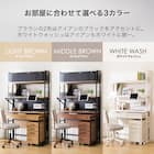 シェルフデスク(JH01 LBR) 8枚目画像