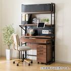 シェルフデスク(JH01 MBR) 1枚目画像