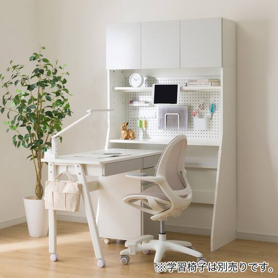 シェルフデスク(TF01 LGY/WH) 1枚目画像