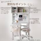 シェルフデスク(TF01 LGY/WH) 4枚目画像