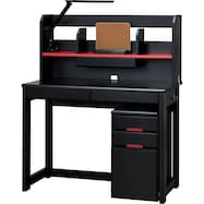 スタンダードデスク ワゴン+デスクライト付き (WC01)