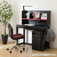 スタンダードデスク ワゴン+デスクライト付き (WC01)