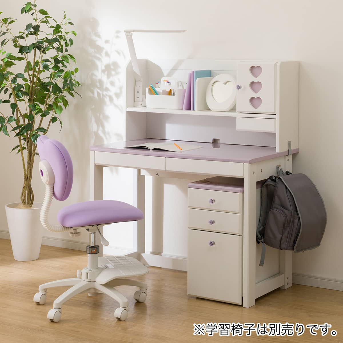 スタンダードデスク(WR01 ホワイト色ライト付きPU/WH) | ニトリネット