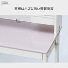 スタンダードデスク(WR01 ホワイト色ライト付きPU/WH) 3枚目画像