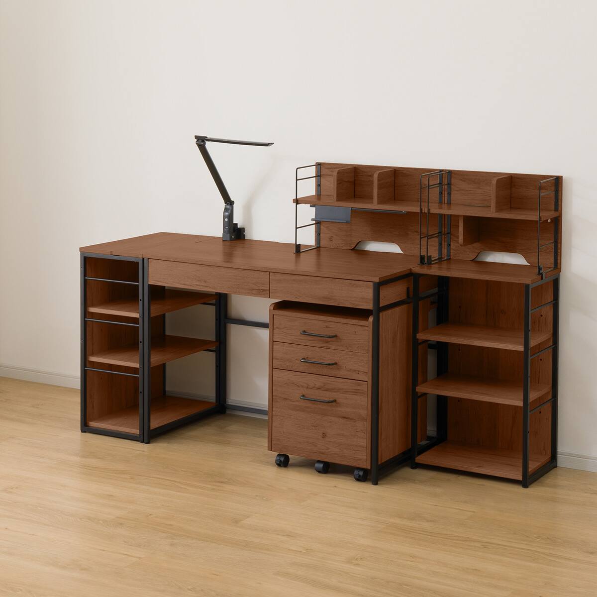 くみあわせデスク(LI02 MBR) | ニトリネット【公式】 家具・インテリア通販