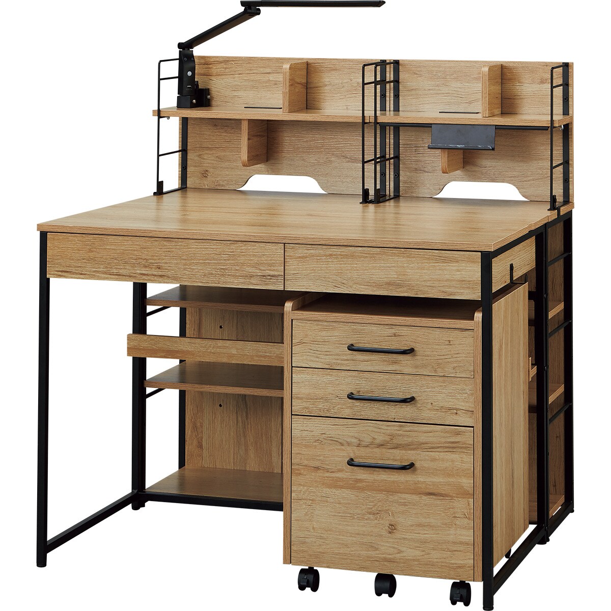 くみあわせデスク (LI02 LBR) | ニトリネット【公式】 家具