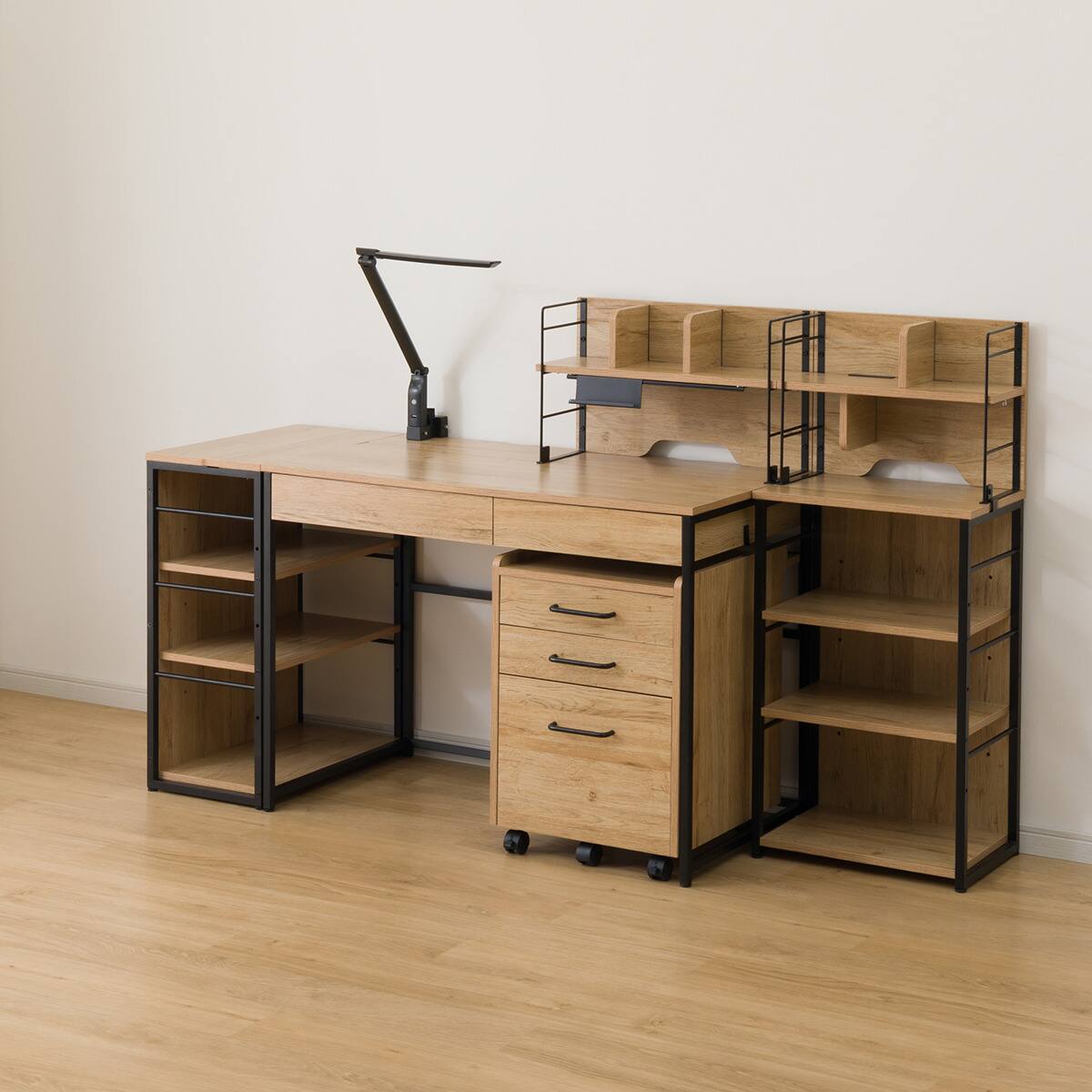 くみあわせデスク(LI02 LBR) | ニトリネット【公式】 家具・インテリア通販