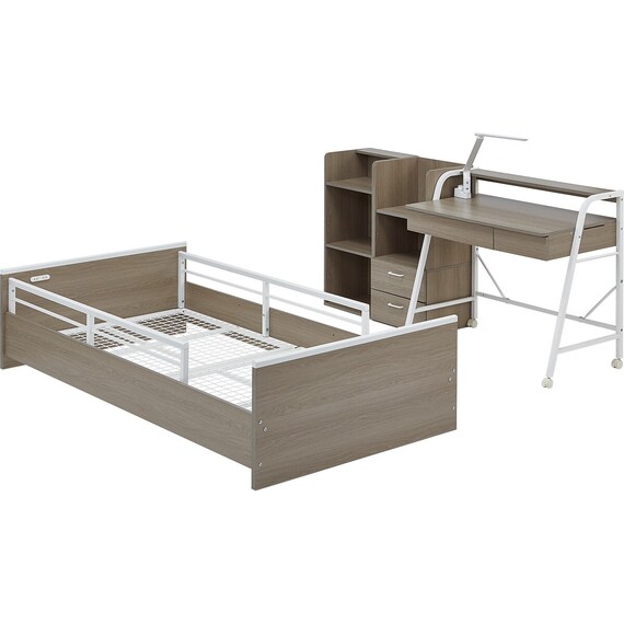 システムベッドデスク(デニッシュ01 ミドルタイプ GW) 23枚目画像