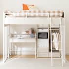 システムベッドデスク(デニッシュ01 ハイタイプ WW) 8枚目画像