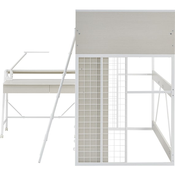 システムベッドデスク(デニッシュ01 ハイタイプ WW) 20枚目画像