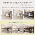 システムベッド + マットレスセット ハイタイプ (デニッシュ01 MBR/RS03X) 4枚目画像