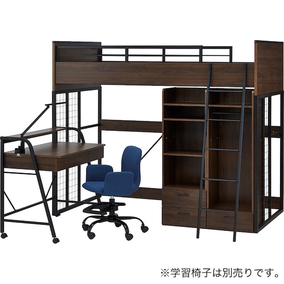 システムベッド + マットレスセット ハイタイプ (デニッシュ01 MBR/RS03X) 9枚目画像