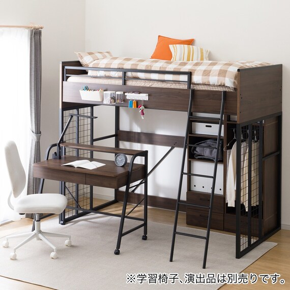 システムベッドデスク(デニッシュ01 ハイタイプ MBR) 1枚目画像