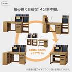 くみあわせデスク(DL03 WW/PU) 3枚目画像