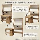 シェルフデスク(LH01 GW) 3枚目画像