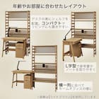 シェルフデスク(LH01 GW) 3枚目画像
