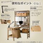 シェルフデスク(LH01 GW) 4枚目画像