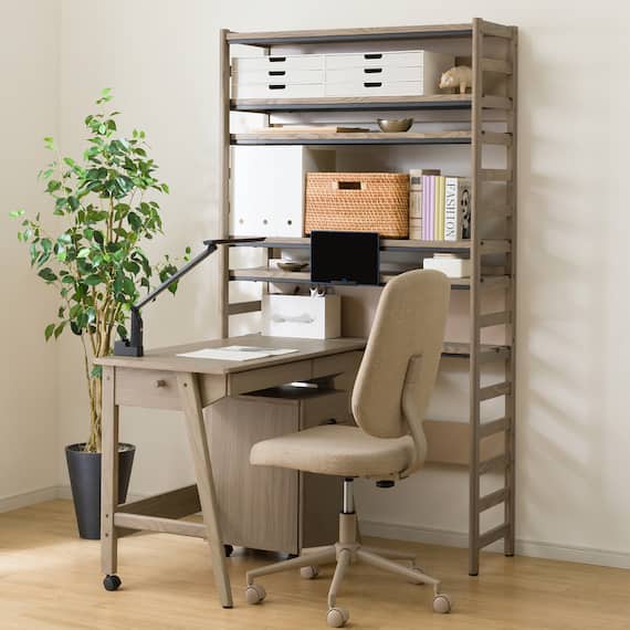 シェルフデスク(LH01 GW) 10枚目画像