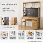 ワイドハイデスク(LW01 W120 LBR) 2枚目画像