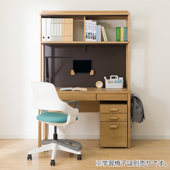 ワイドハイデスク(LW01 W120 LBR) 7枚目画像