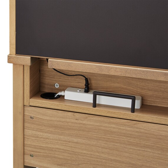 ワイドハイデスク(LW01 W120 LBR) 11枚目画像