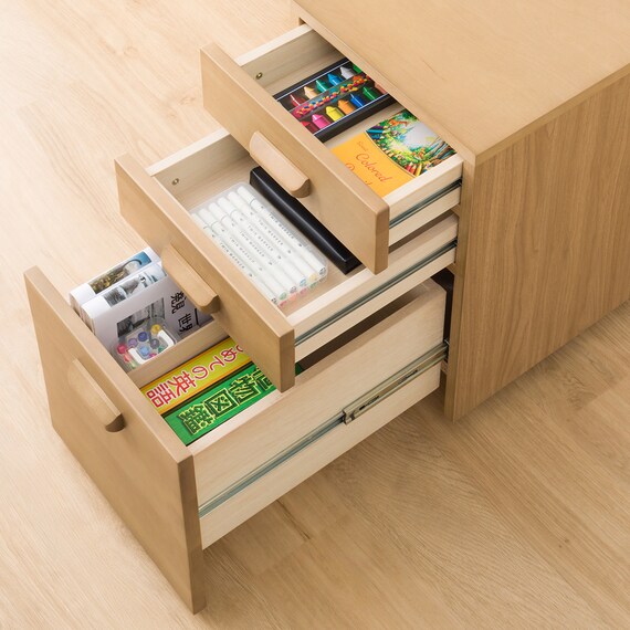 ワイドハイデスク(LW01 W120 LBR) 21枚目画像