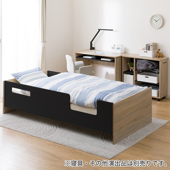 システムベッドデスク(KK01 ミドルタイプ BK/LSO) 8枚目画像