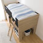 システムベッドデスク(KK01 ミドルタイプ BK/LSO) 10枚目画像